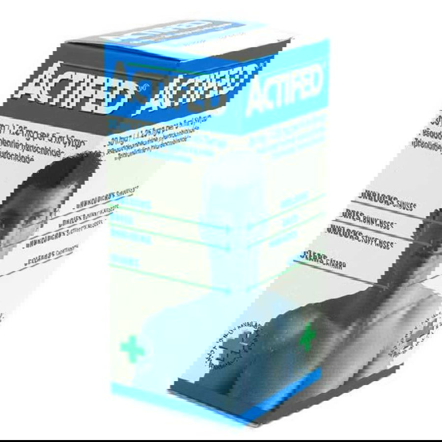 Actifed 30mg/1.25mg/5ml Syrup 100ml