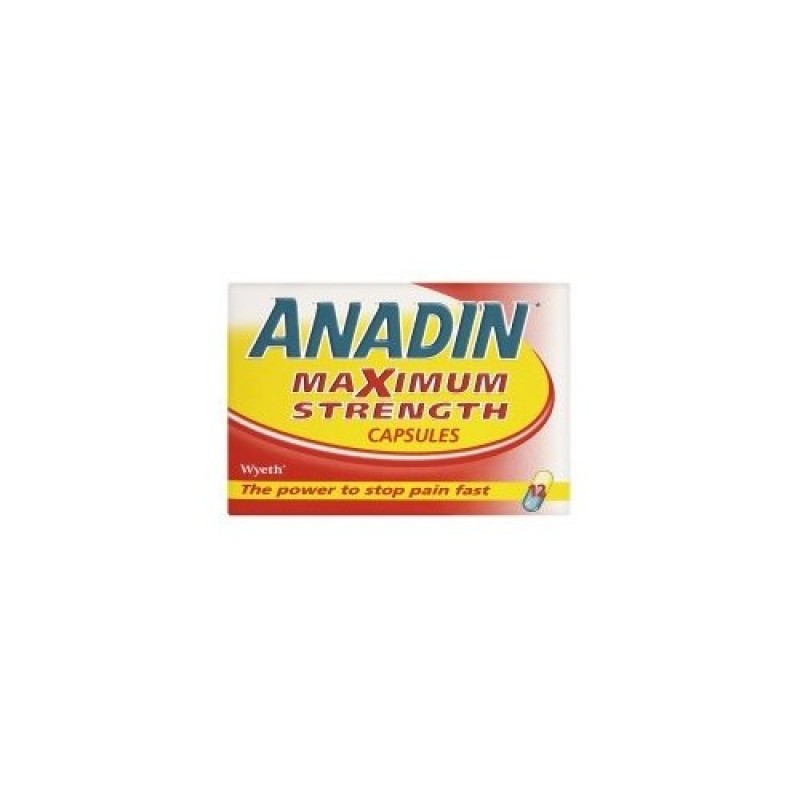 Anadin Maximum Strength Capsules 12 Pack