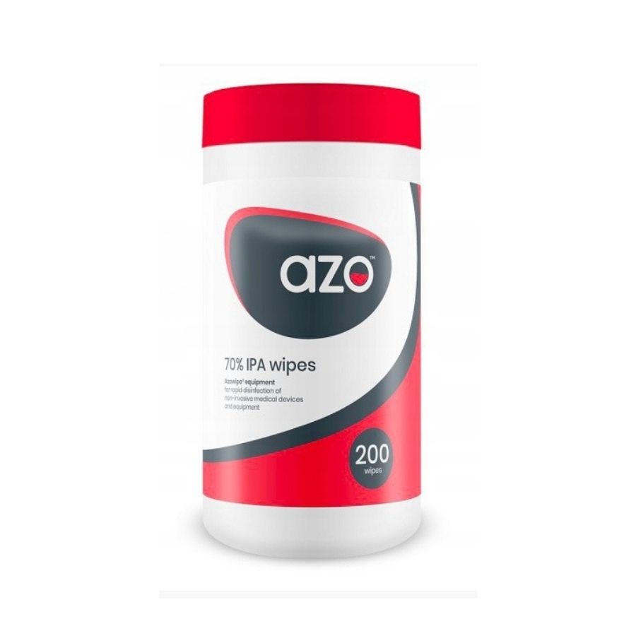 Azo 70% IPA Alcohol Sanitiser Wipes-200pack