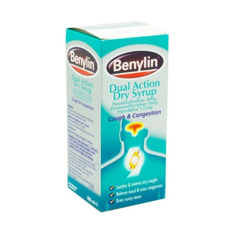 Benylin Dual Action Dry Syrup 100ml