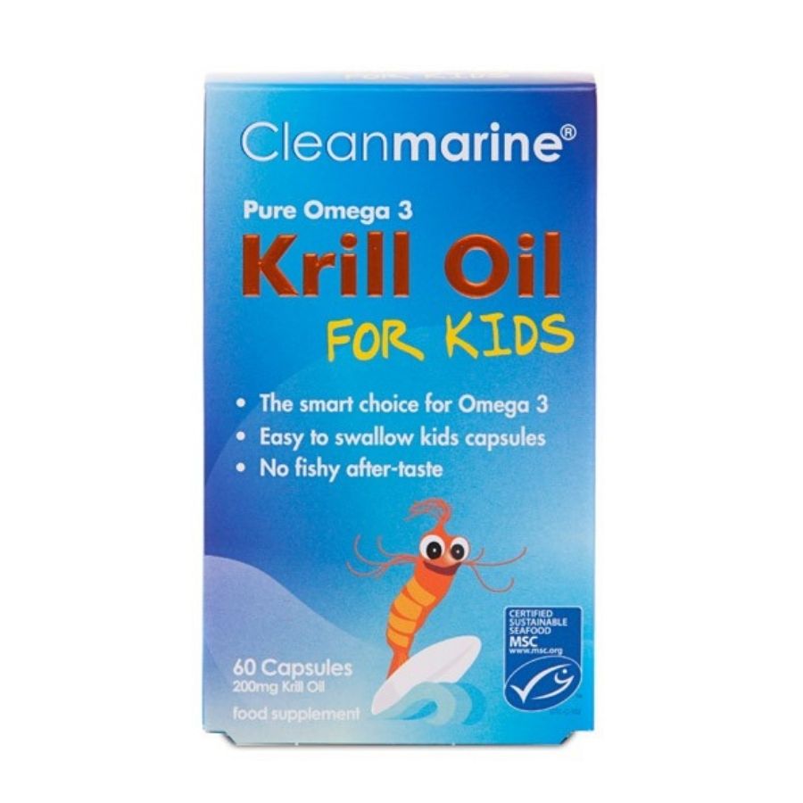 Cleanmarine Krill Oil for Kids 60 Capsules