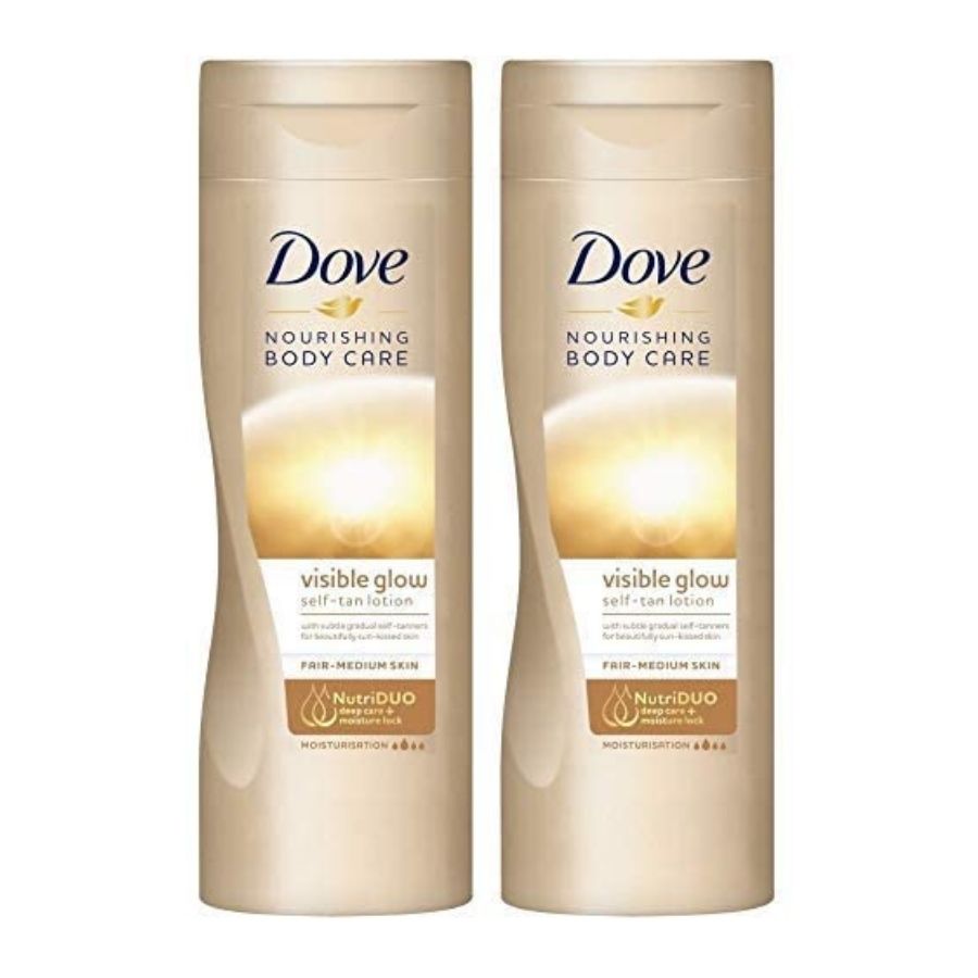 Dove Visible Glow Self Tan Body Lotion 400ml
