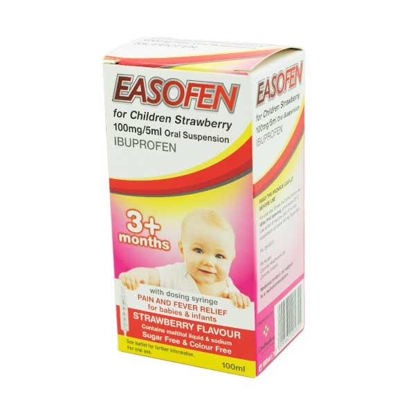 Easofen For Children Strawberry 3 months