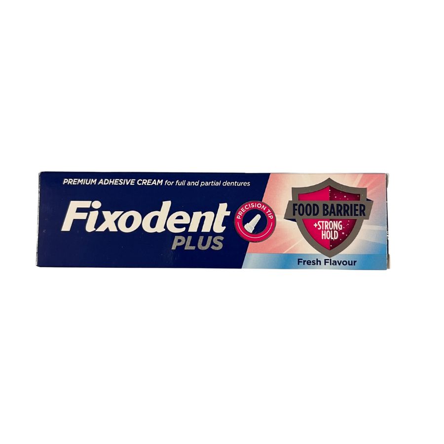 Fixodent Plus Premium Adhesive Denture Cream