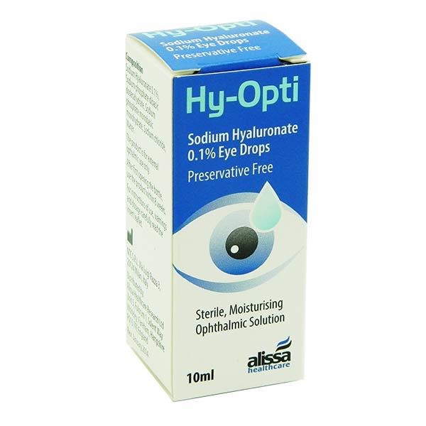 Hy-Opti Sodium Hyaluronate 0.1% Eye Drops 10ml
