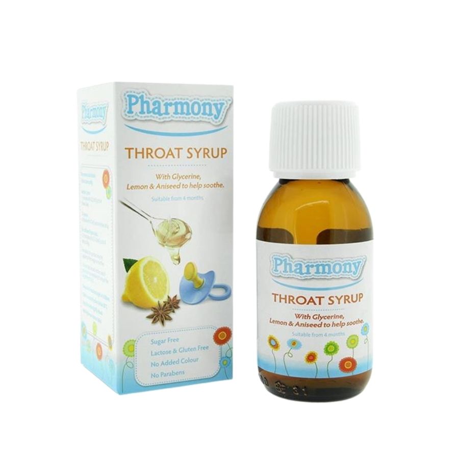 Pharmony Throat Syrup for babies 4m+ 100ml
