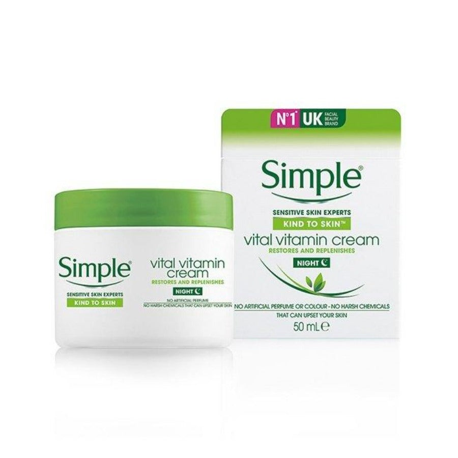 Buy Simple Vital Vitamin Night Cream Ireland, UK, Europe