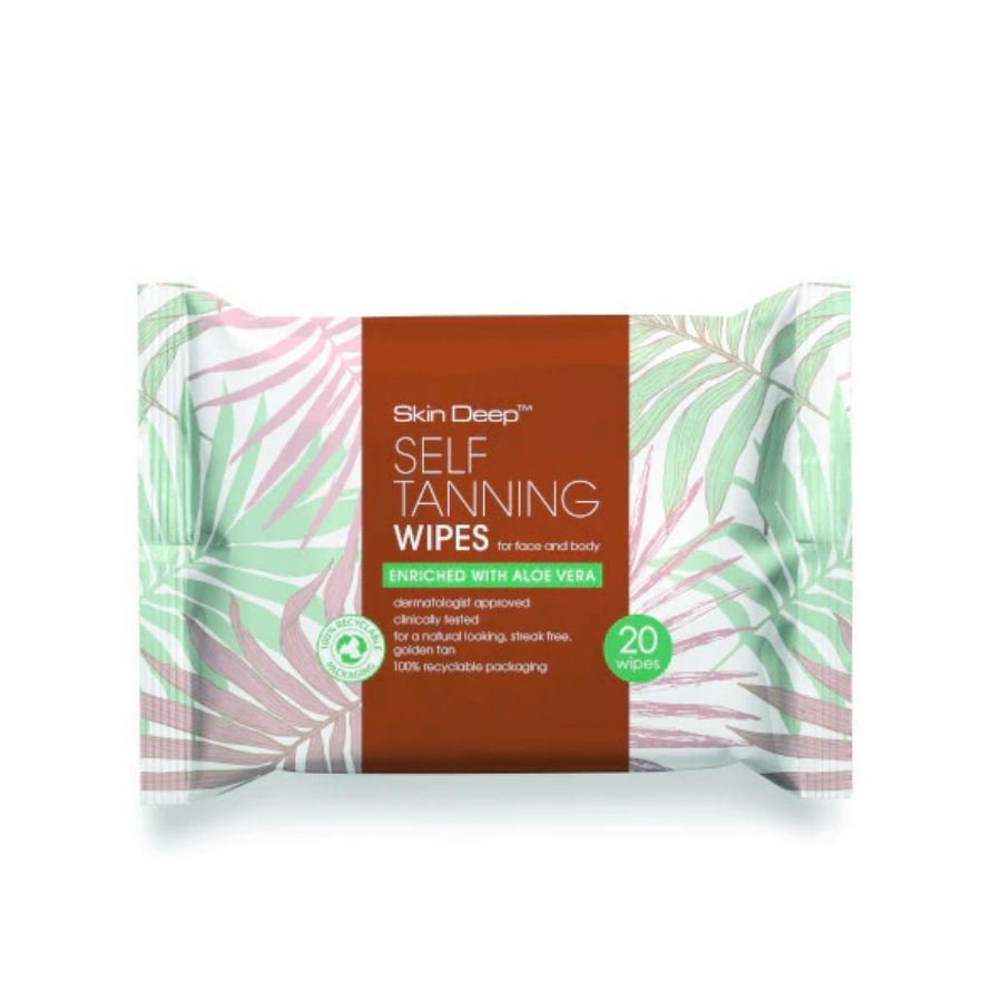 SkinDeep Self Tanning Wipes - 20 Pack