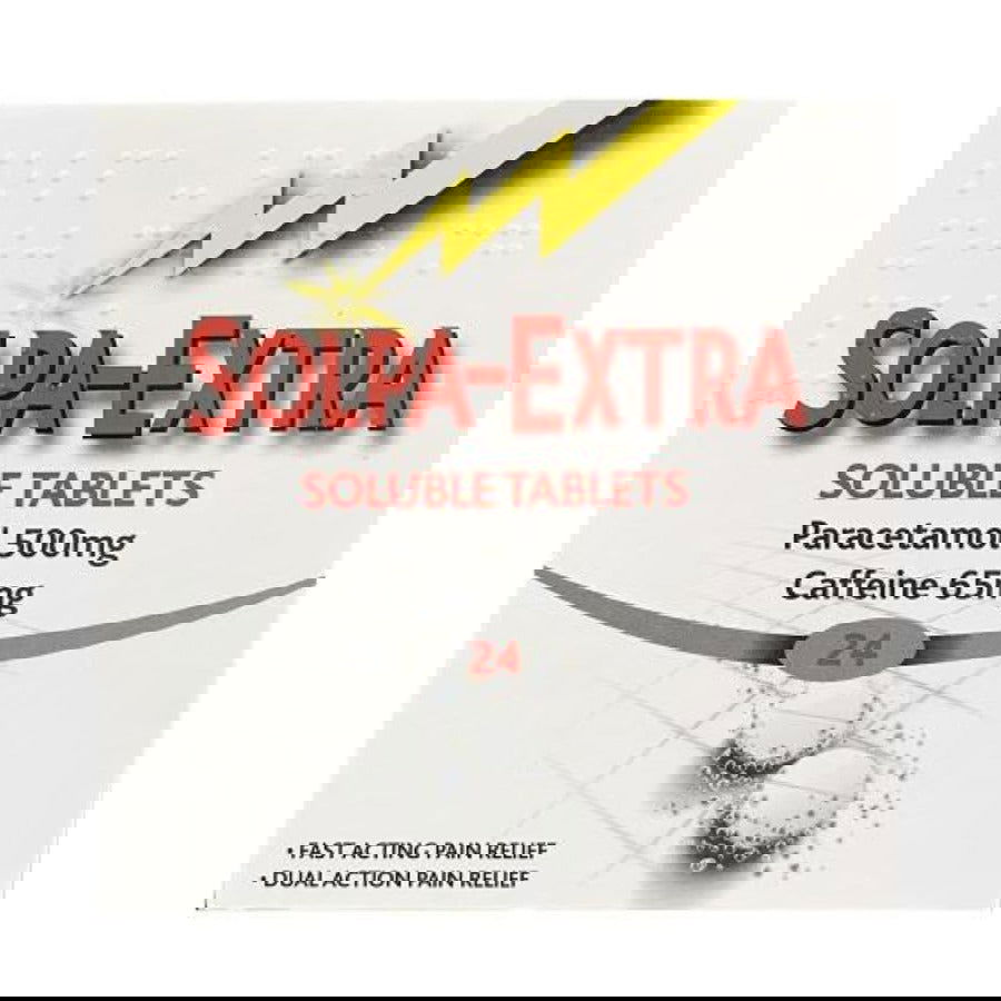 Solpa-Extra Soluble 500/65mg Tablets 24 Pack