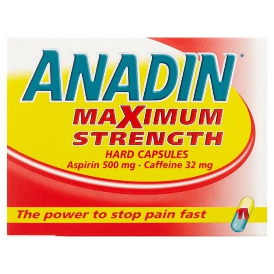 Anadin Maximum Strength Capsules Pack