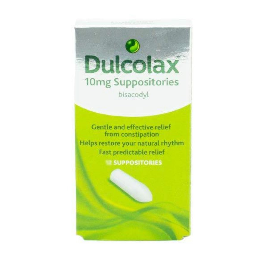 Dulcolax 10mg Bisacodyl Suppositories Pack