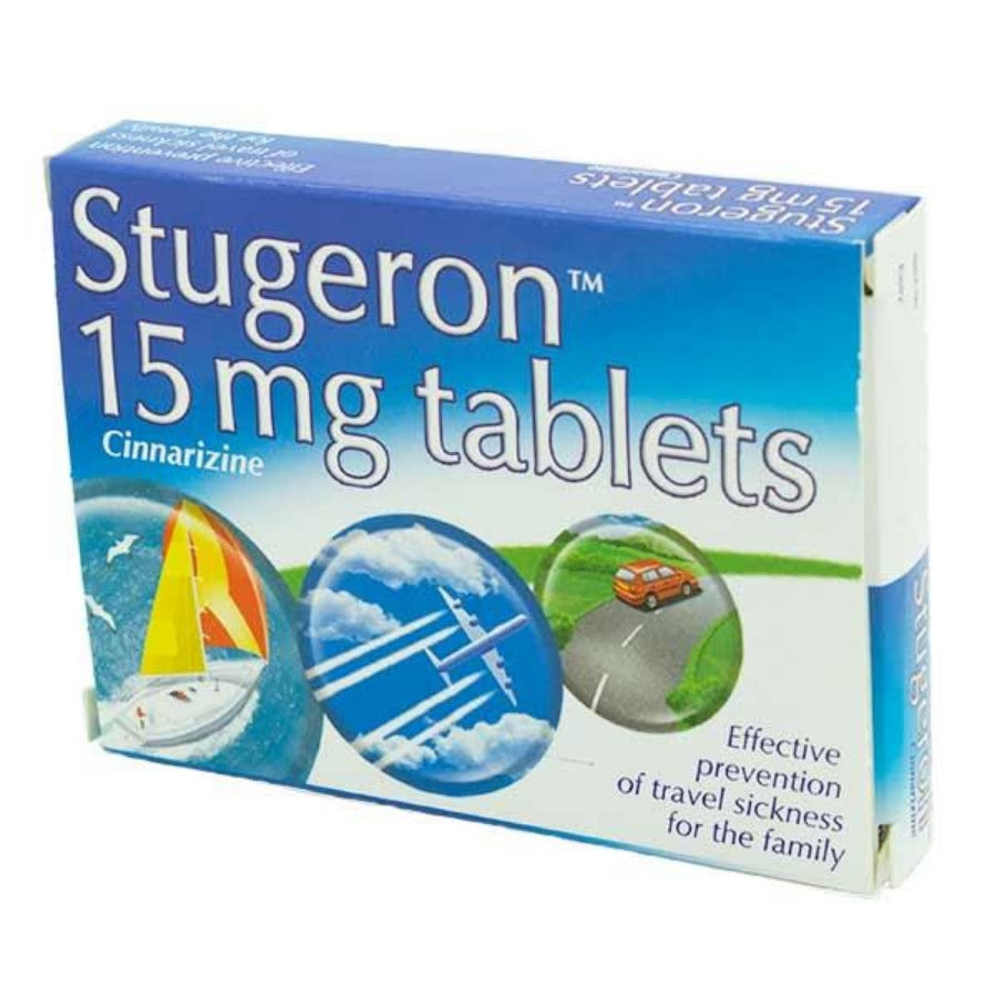 Stugeron 15mg Cinnarizine Tablets Pack
