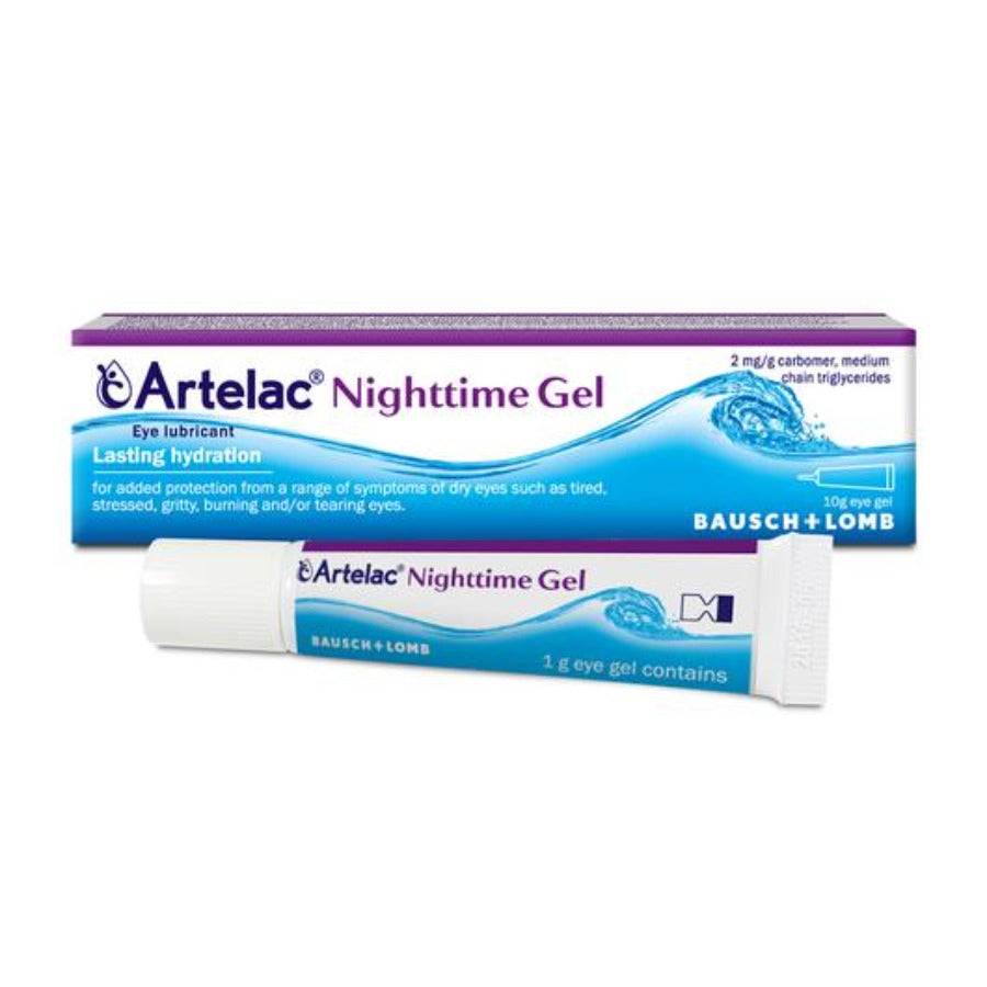 Artelac Nighttime Gel Lasting Hydration Irritated Dry Eyes 10g