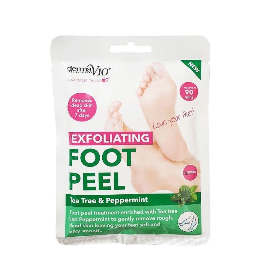 DermaV10 Exfoliating Foot Peel