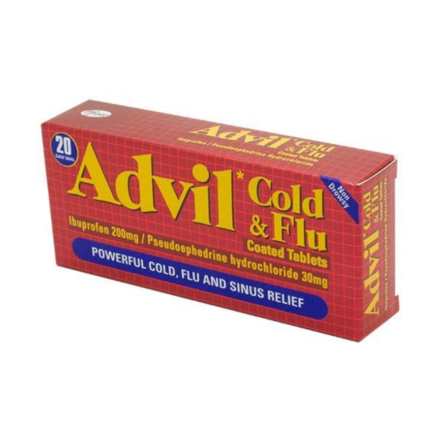 Advil Cold Flu Tablets Pack