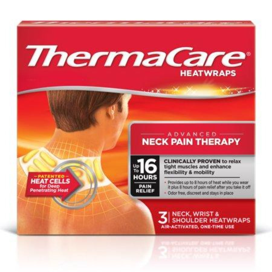 Thermacare Heat Wraps Neck Wrist Shoulder