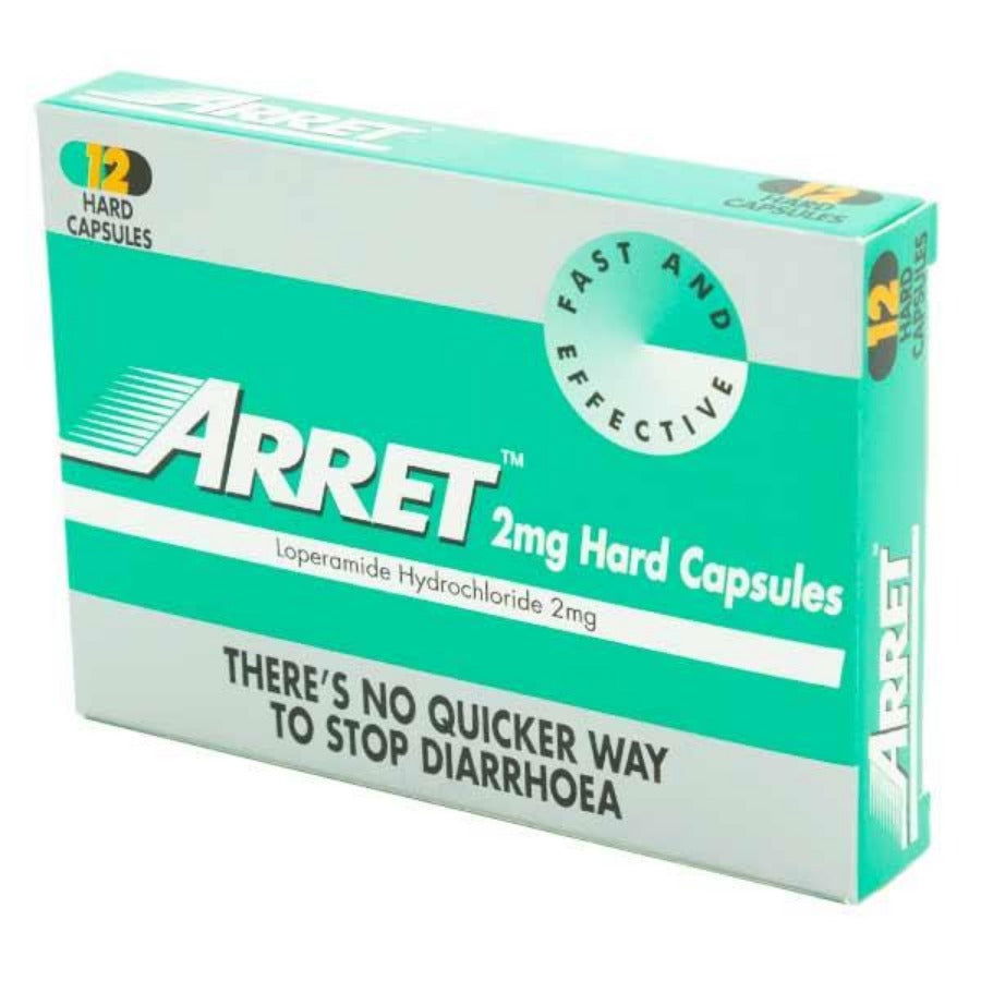 Arrett Buy Arret Loperamide 2mg Capsules Ireland, UK, Europe