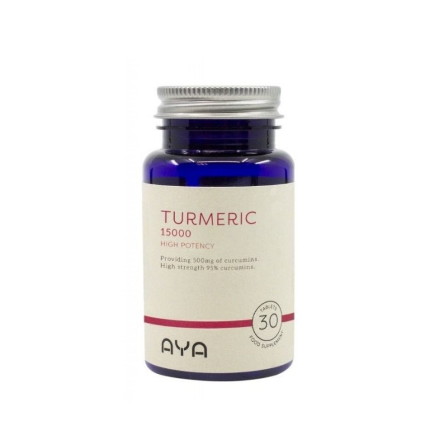 Aya Turmeric 15000 High Potency - 30 Tablets 