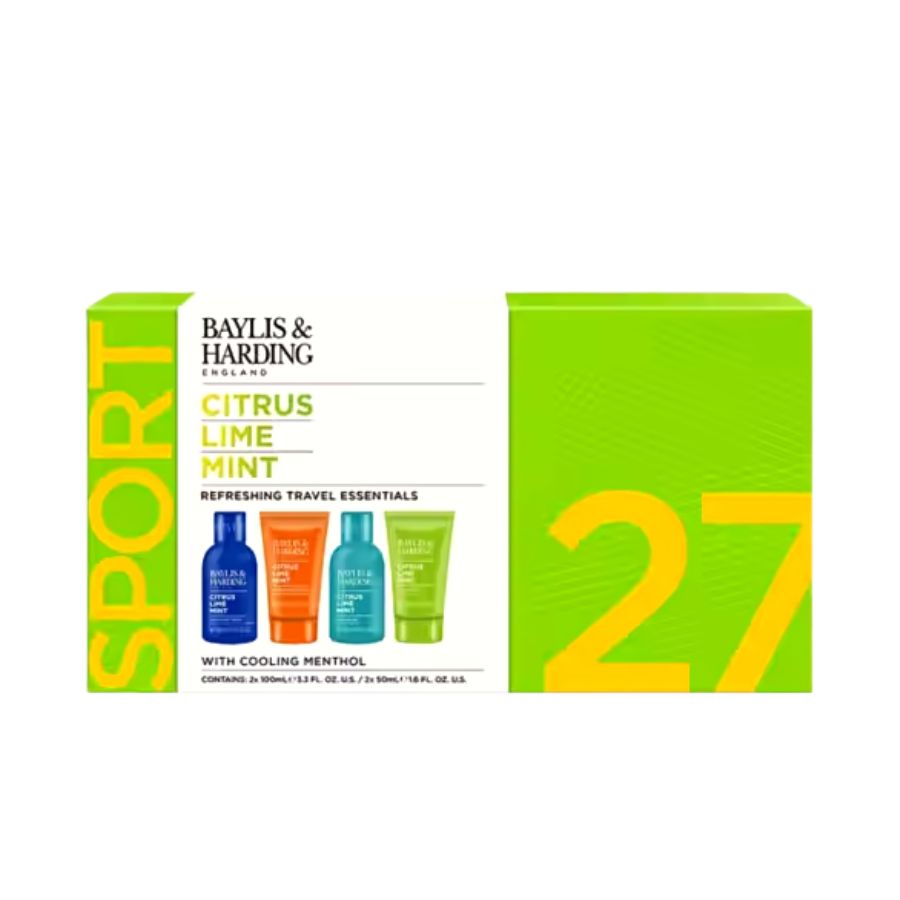 Baylis & Harding Citrus, Lime & Mint Refreshing Travel Essentials Gift Set 