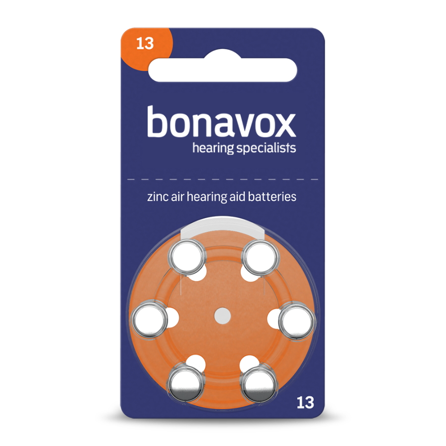 Bonavox Hearing Aid Battery Number 13 