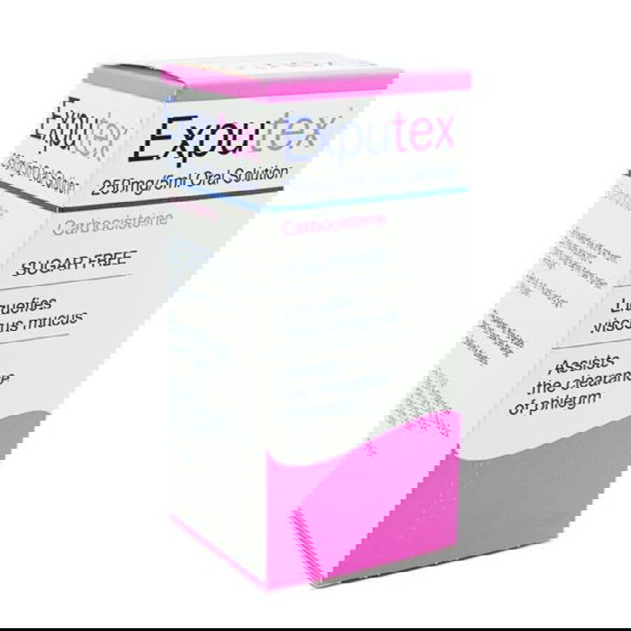 Exputex Carbocisteine 250mg/5ml Oral Solution 