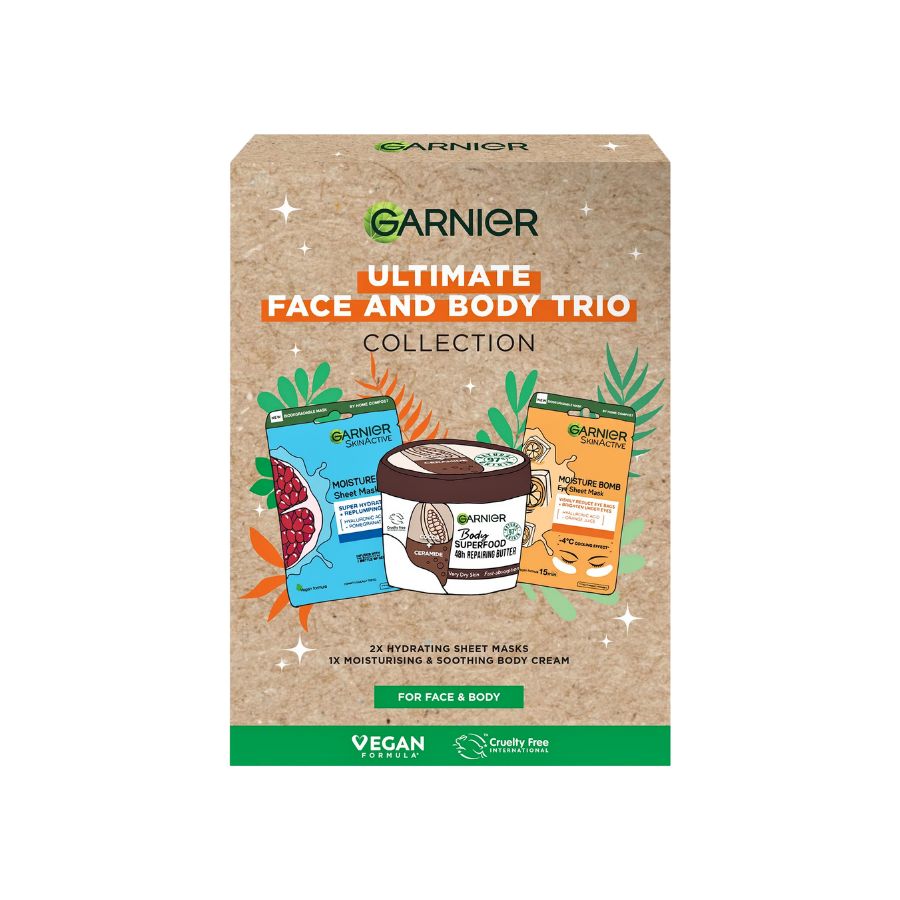 Garnier Ultimate Face And Body Trio Collection 