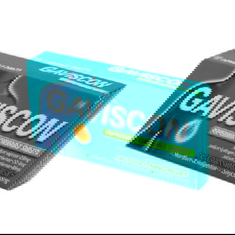 Gaviscon Chewable Tablet Peppermint 