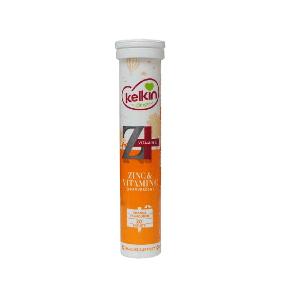 Kelkin Vitamin C and Zinc Effervescent Tablets 