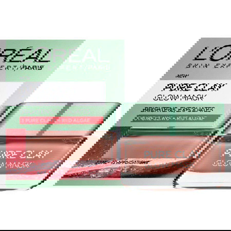L'Oreal Paris Pure Clay Glow Mask 50ml 