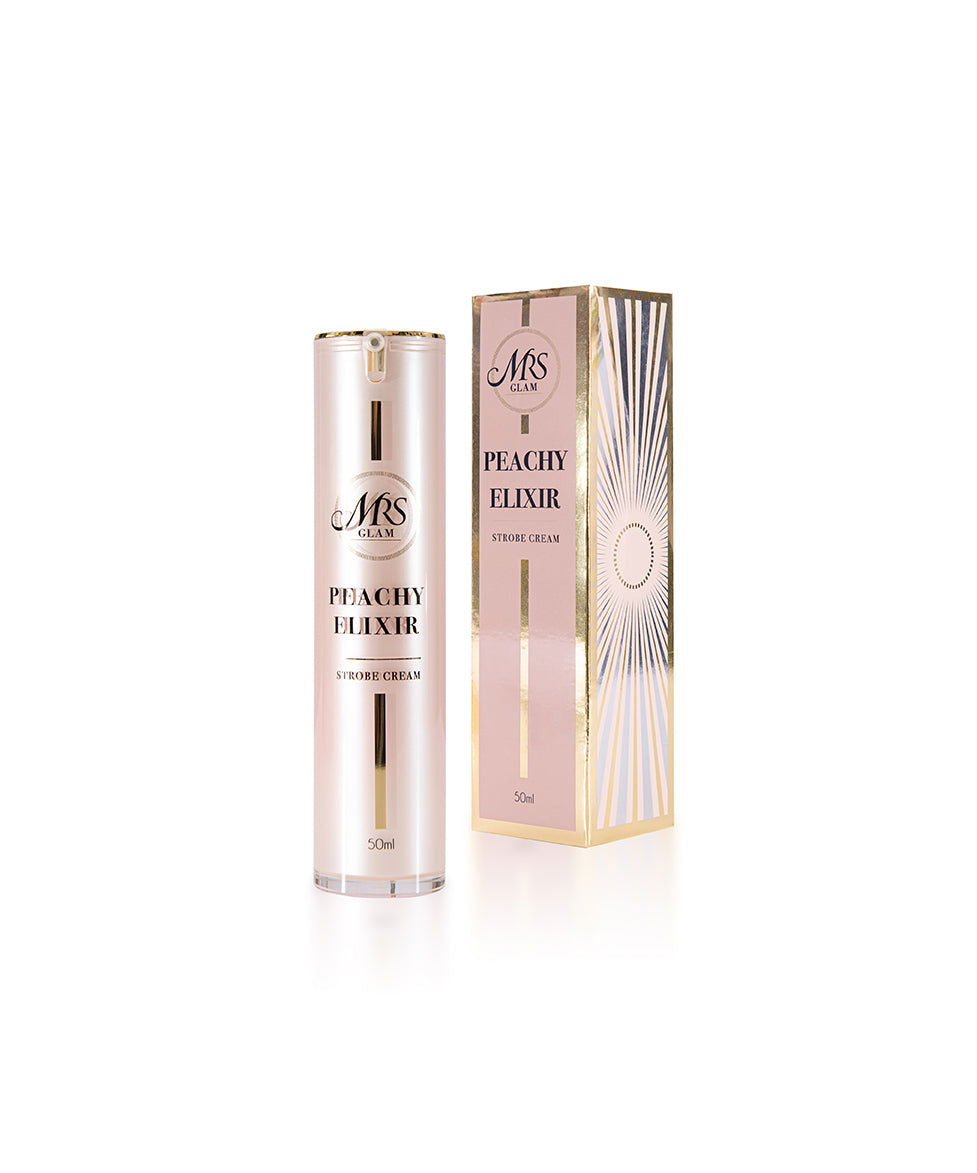 MRS Glam Peachy Elixir Strobe Cream 