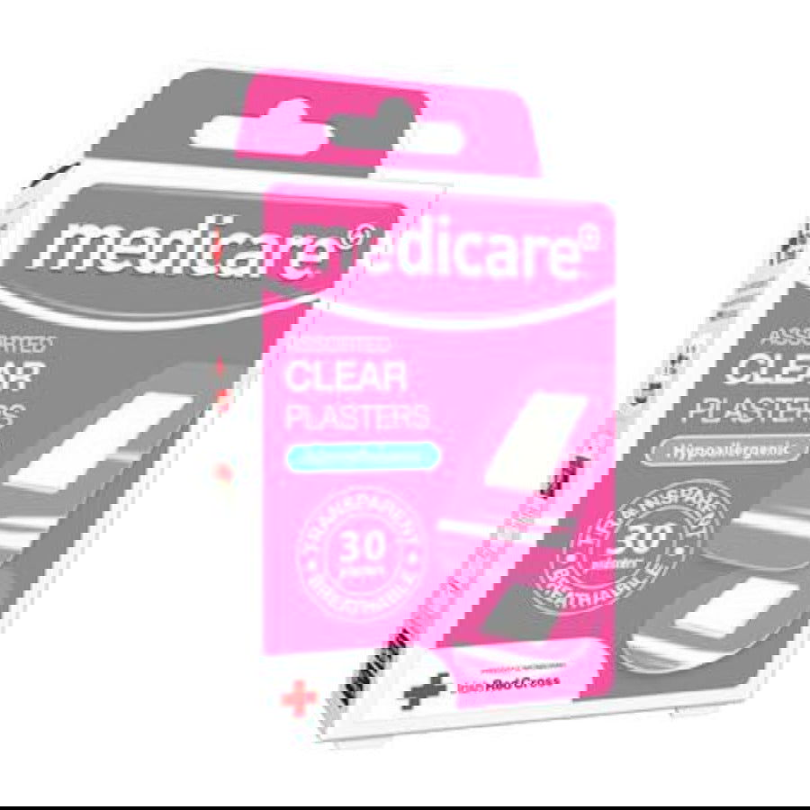 Medicare CLEAR Plasters - 30 Pack 