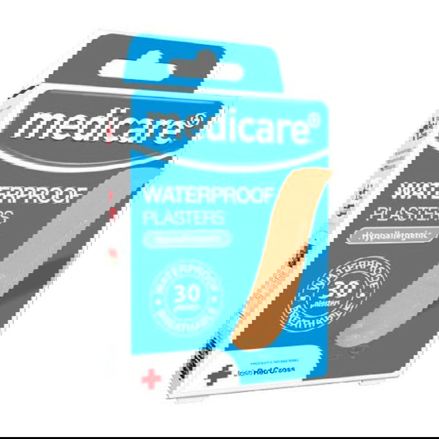 Medicare Waterproof Plasters - 30 Pack 
