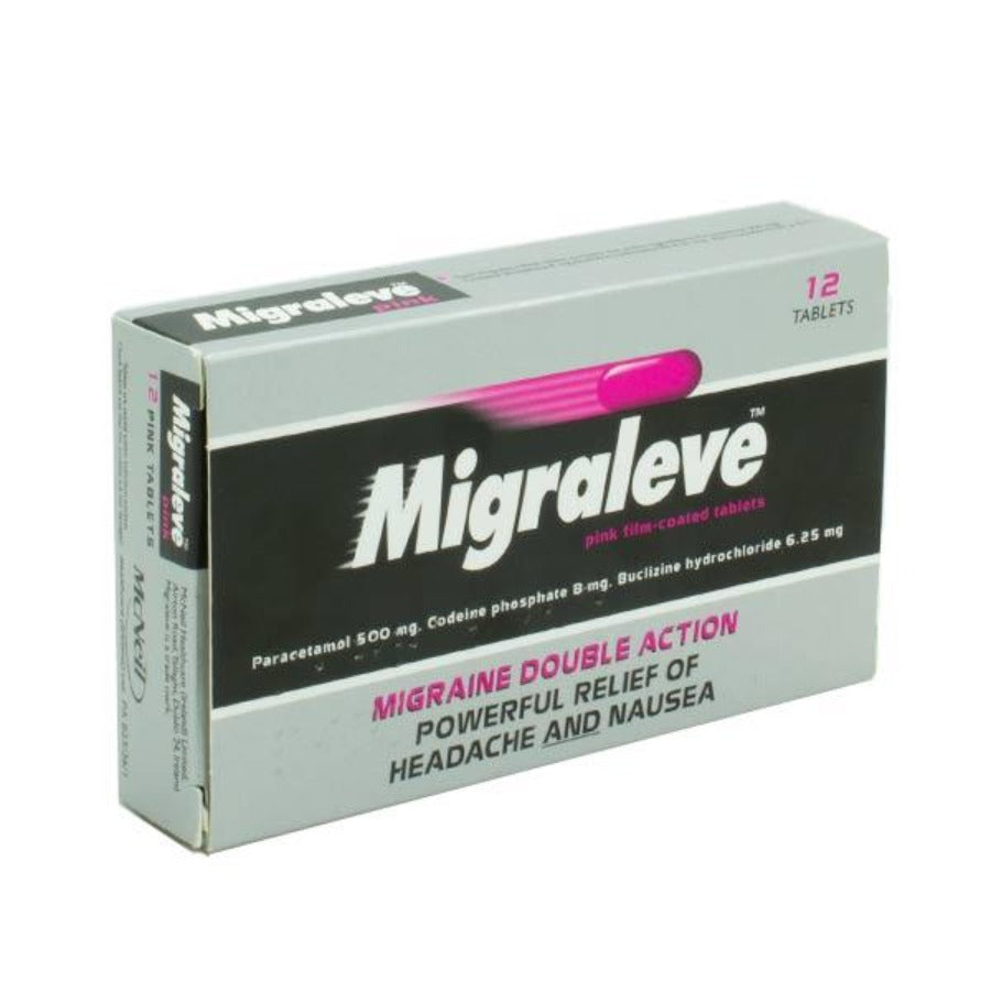 Buy Migraleve Pink Migraine Tablets 12 Pack Ireland UK Europe buy-migraleve-pink-migraine-tablets-12-pack-ireland-uk-europe