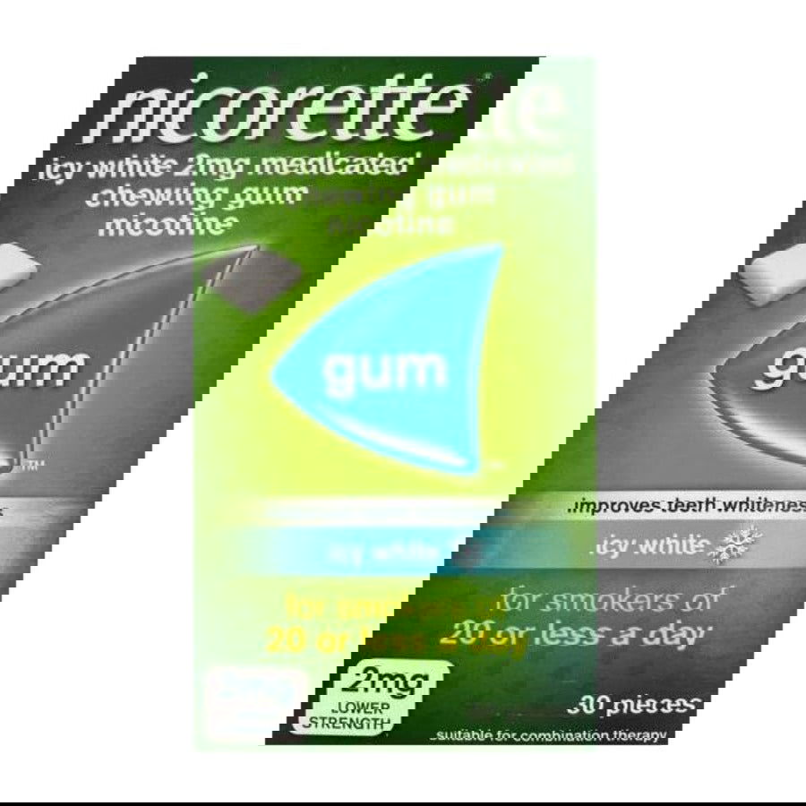 Nicorette 2mg Icy White 30 pieces 