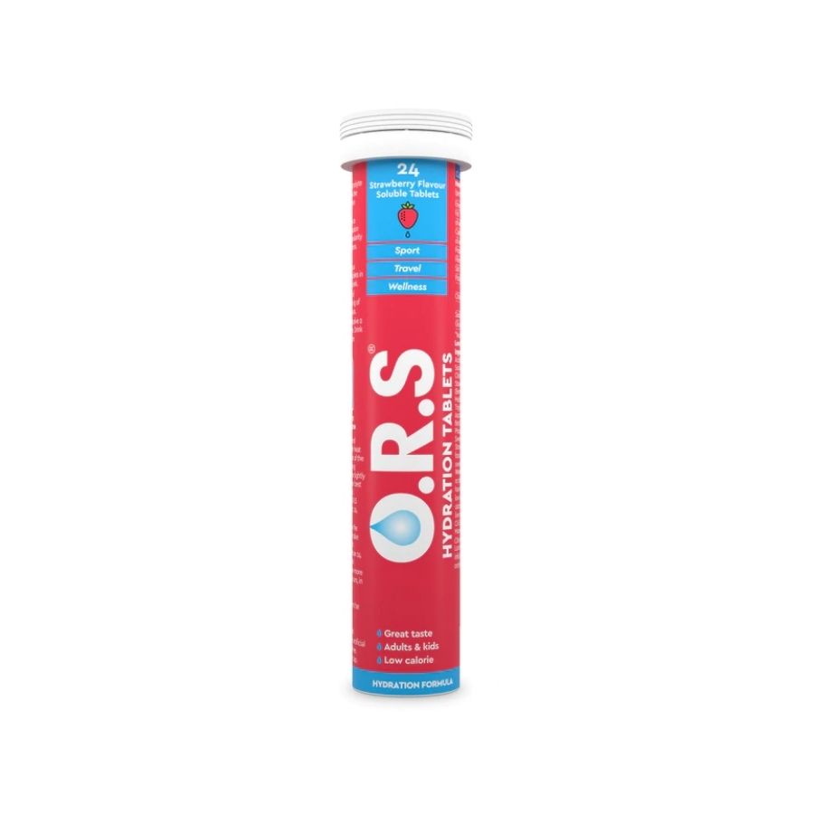 O.R.S. Rehydration Salts Strawberry Flavour 