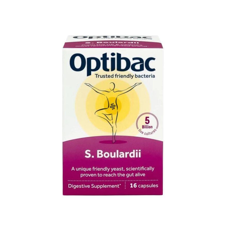 OptiBac Probiotic S. Boulardii Digestive Supplement 