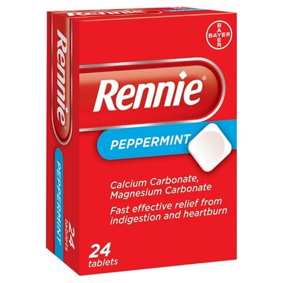 Rennie Heartburn Tablets Peppermint 24 