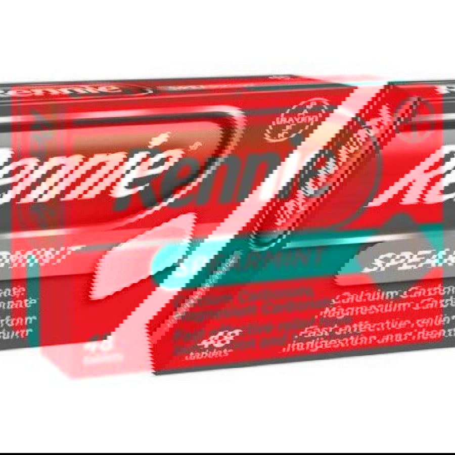 Rennie Heartburn Tablets Spearmint 48 