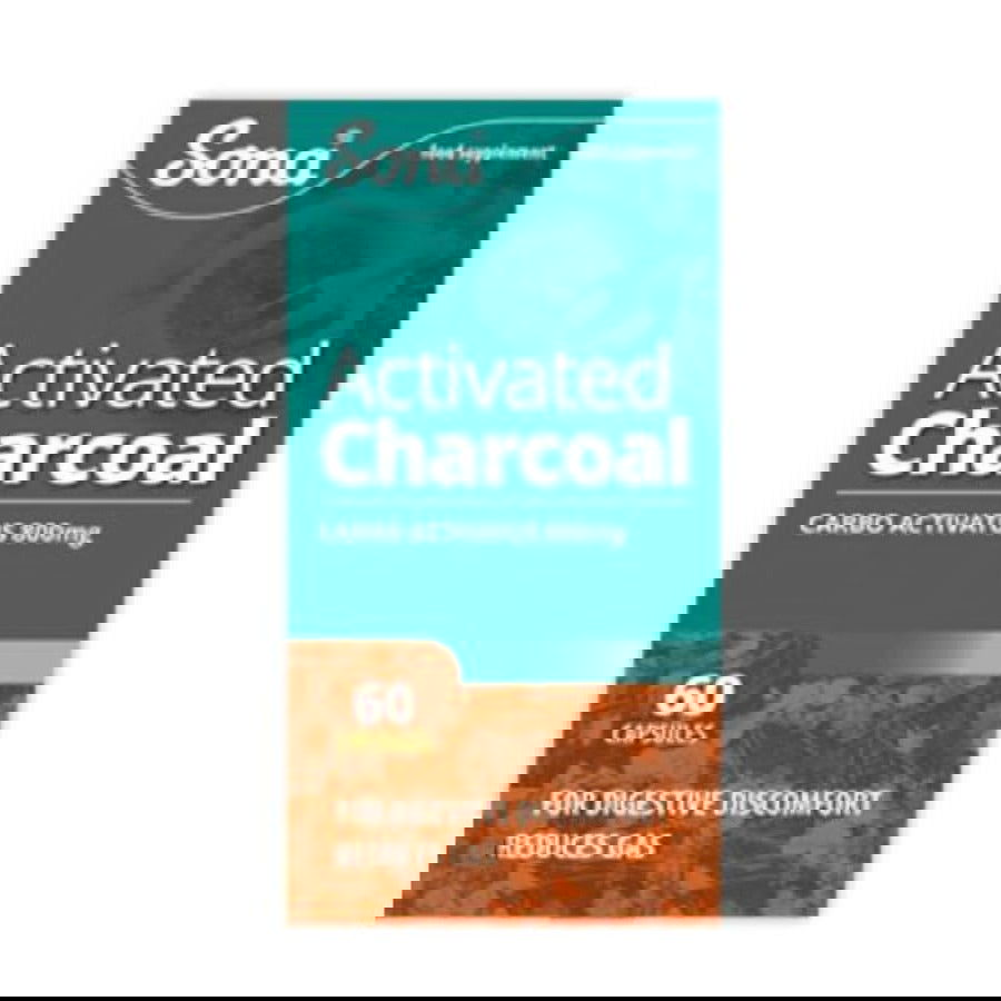 Sona Activated Charcoal 60 Capsules 