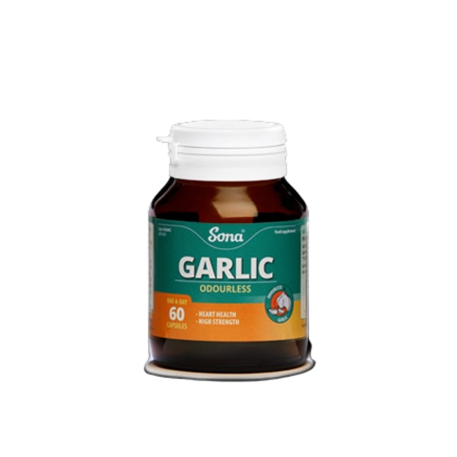 Sona Garlic Odourless - 60 Capsules 