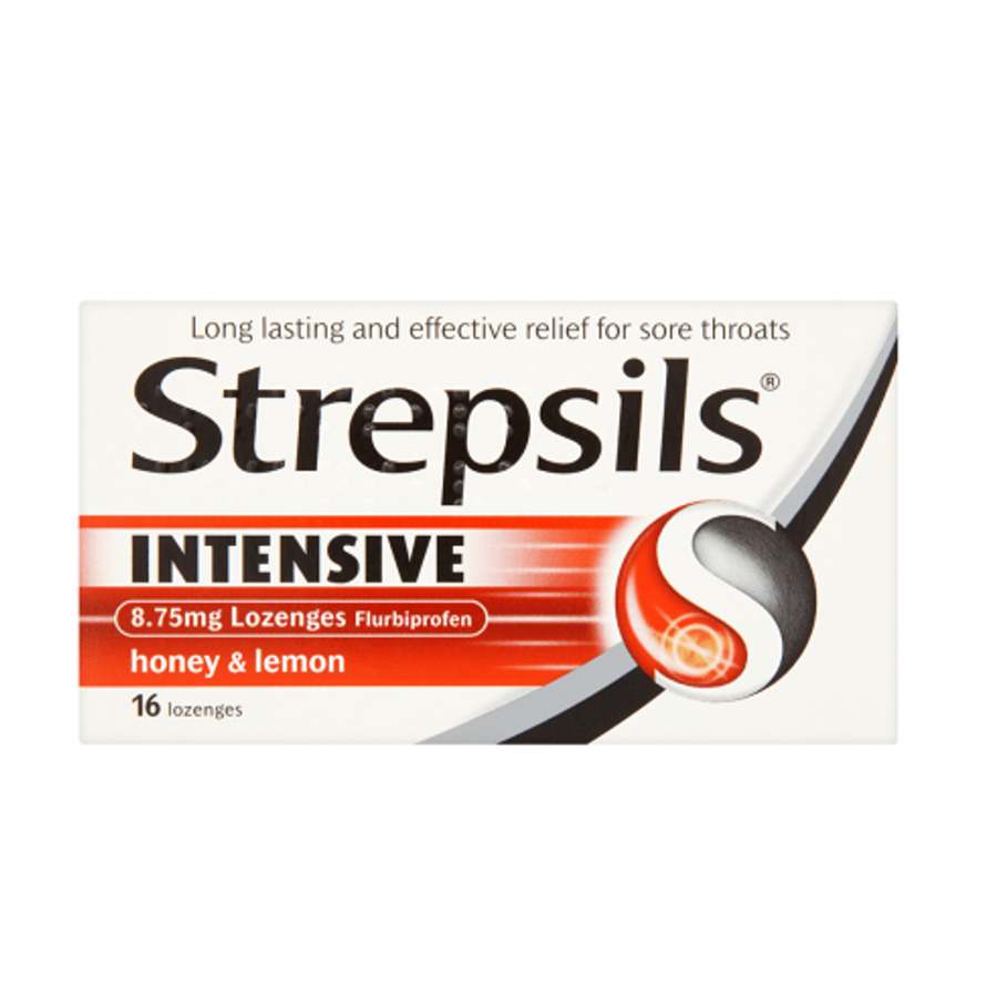 Strepsils Intensive Honey & Lemon Lozenges 16 Pack 