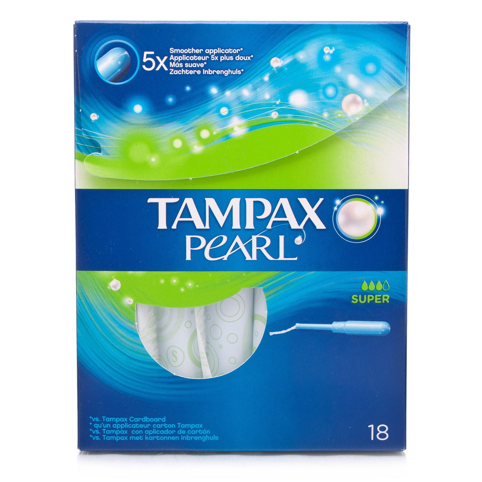 Tampax Pearl Super Plus Tampons 18 