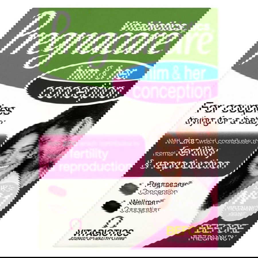 Vitabiotics Pregnacare His Hers Conception (60s) 