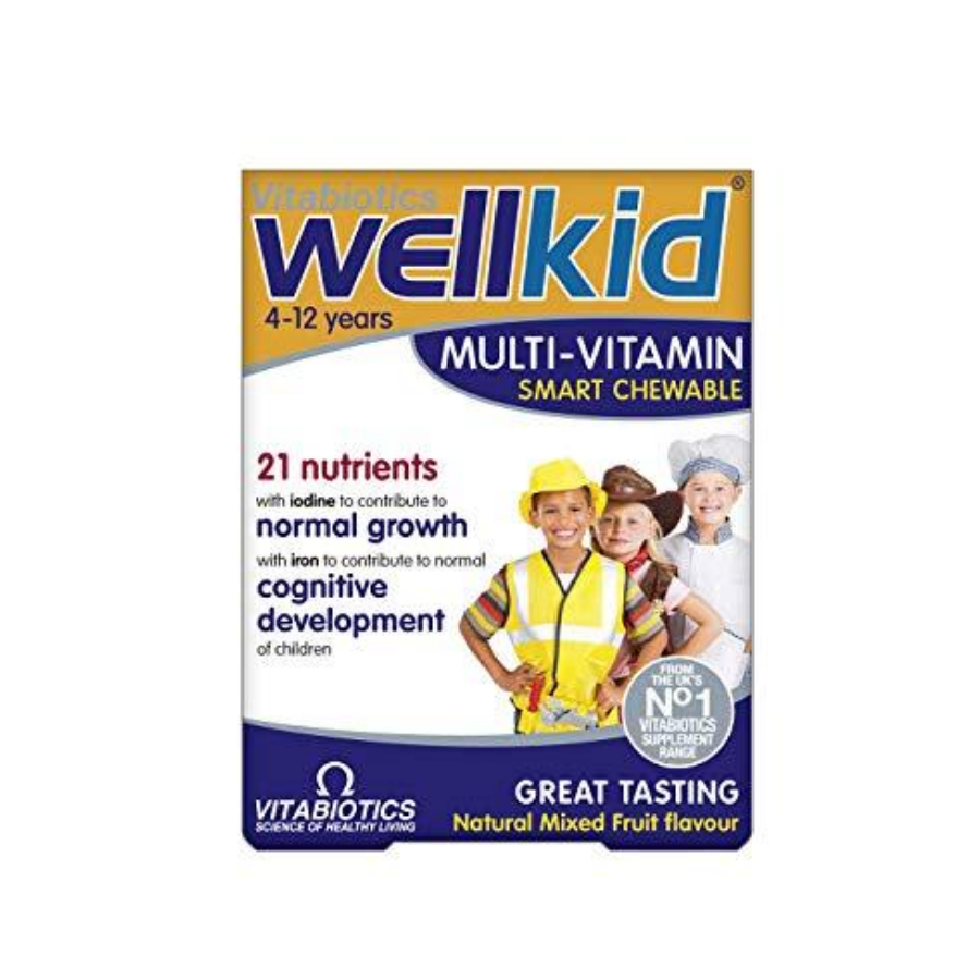 Vitabiotics Wellkid Smart Chewable Multivitamins 