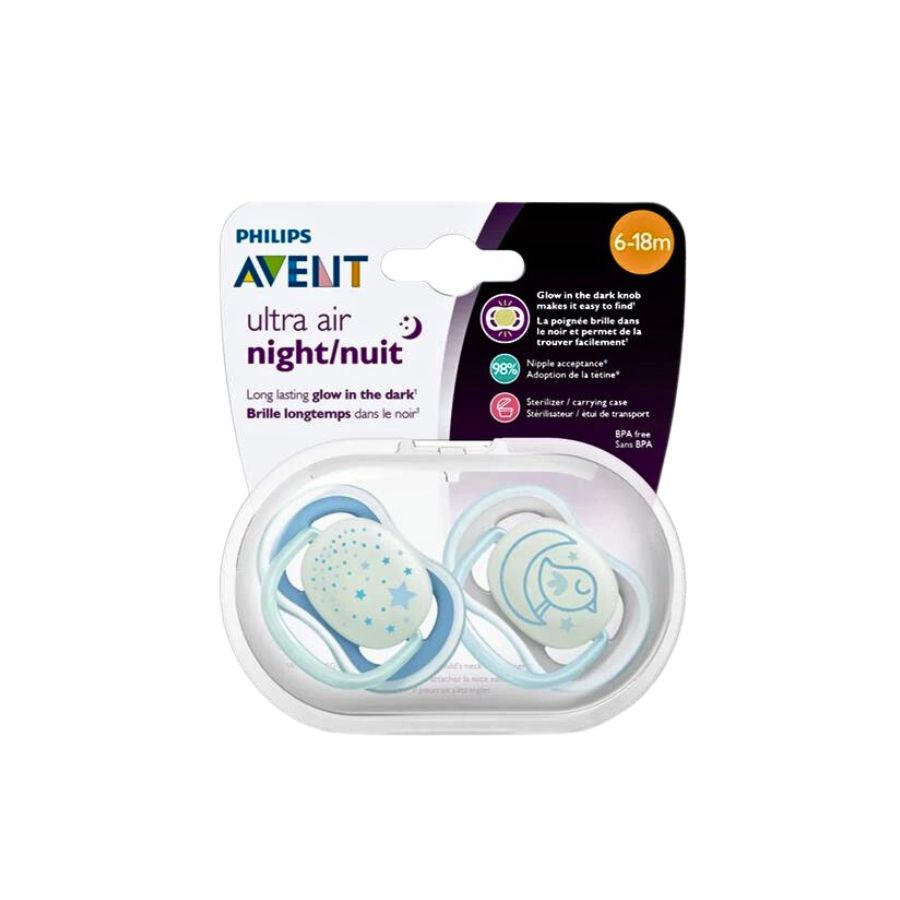 Avent Ultra Air Night Soothers 6-18 months