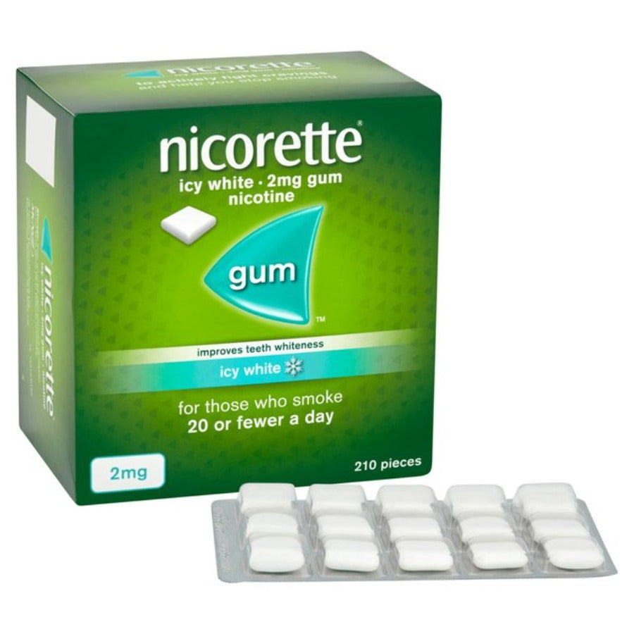 Nicorette 2mg Icy White 210 Pieces