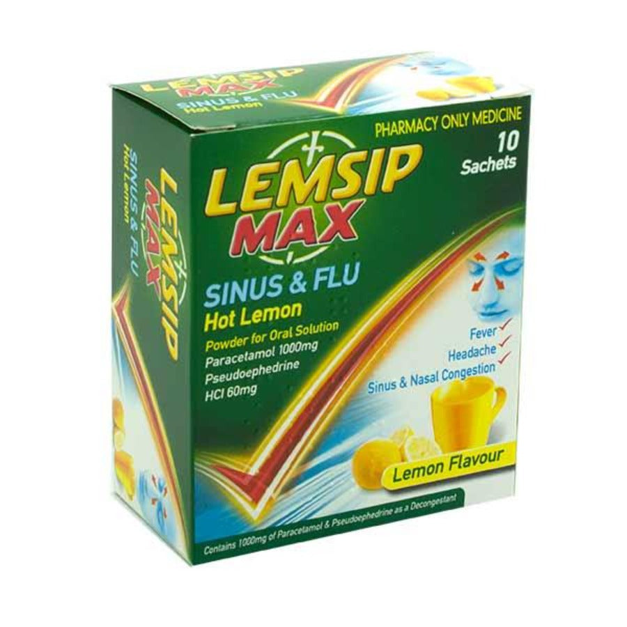 Lemsip Max Sinus Flu Hot Lemon Pack