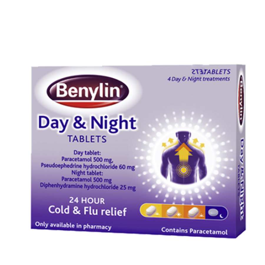 Benylin Day Night Tablets Pack