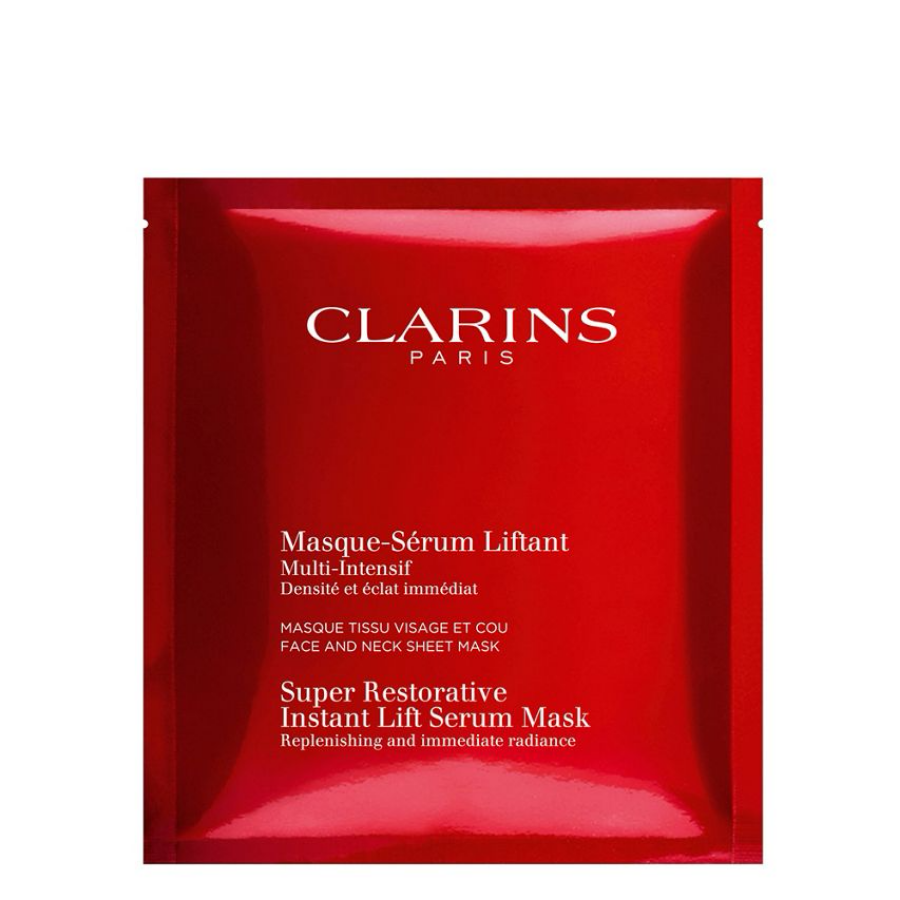 Clarins Super Restorative Instant Lift Serum Mask Box