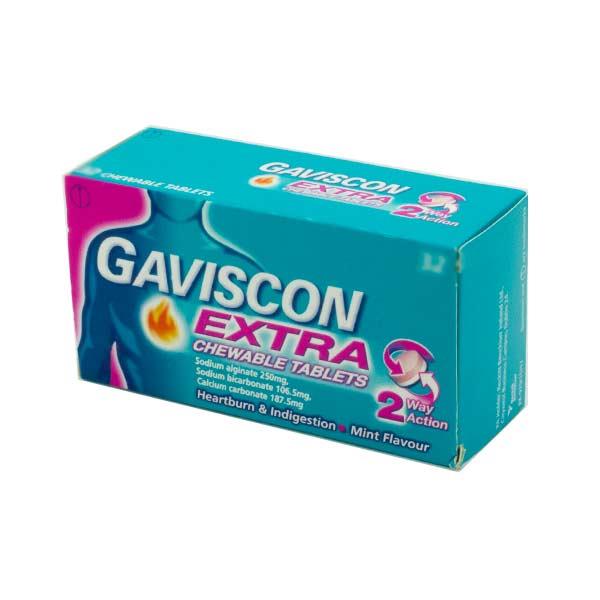 Gaviscon Extra Chewable Mint Flavour